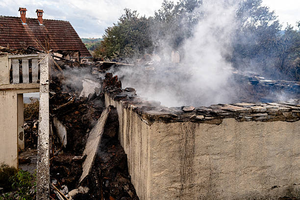 Professional Fire Damage Removal technician working in Oldsmar, FL